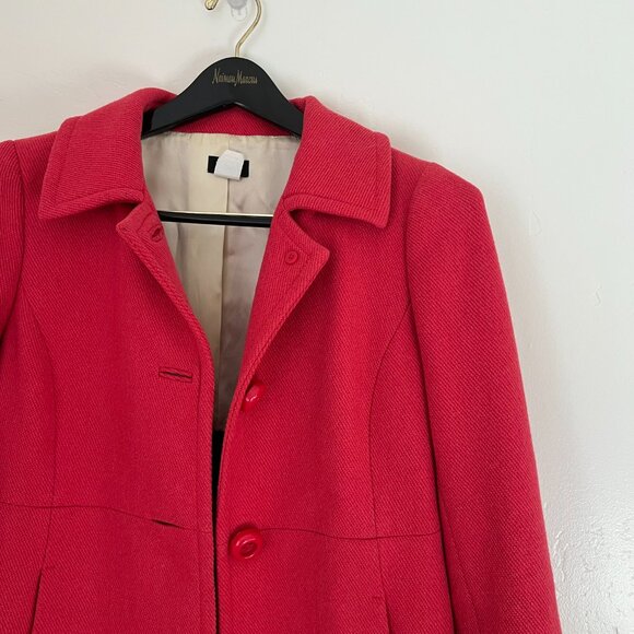 J.Crew Pink Pea Coat - Picture 3 of 10